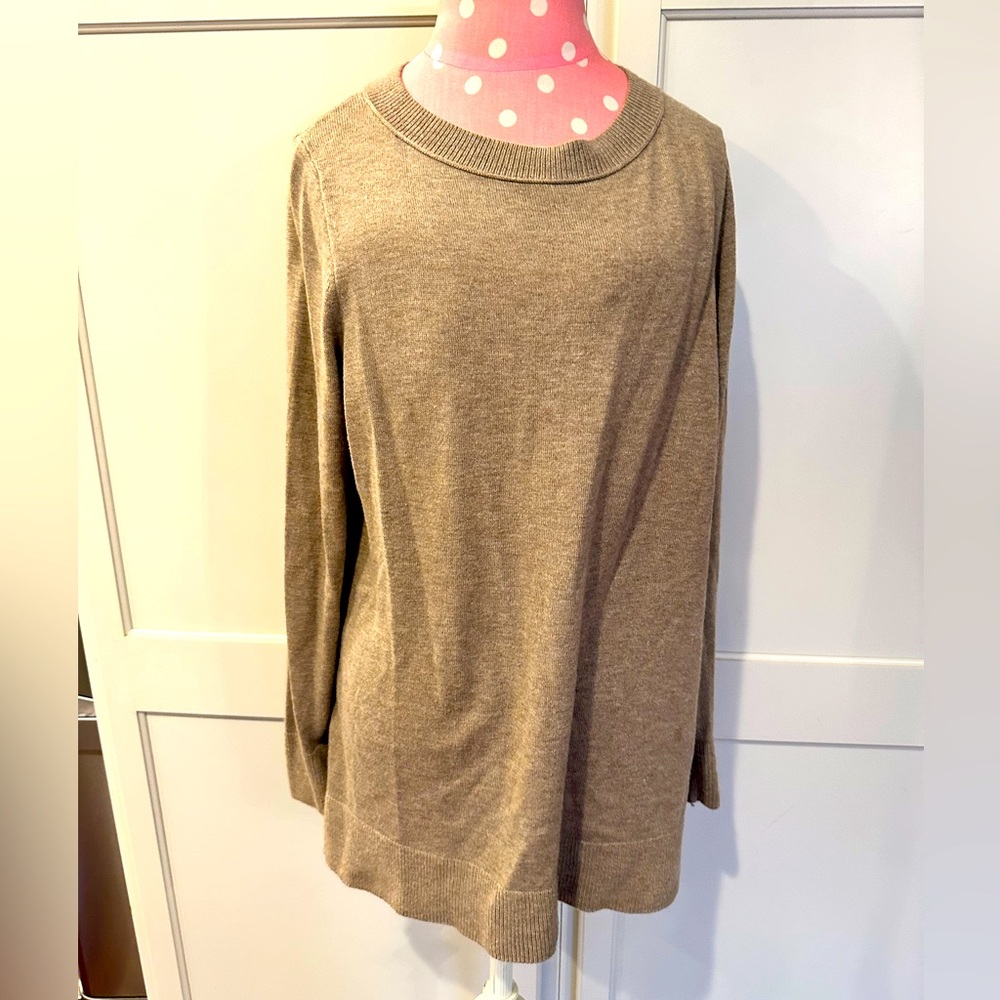 Loft brown tunic sweater